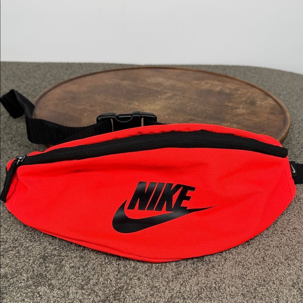 Nike Belt Bag Fanny Pack Waist Neon Orange Travel Running Camping Adjustable